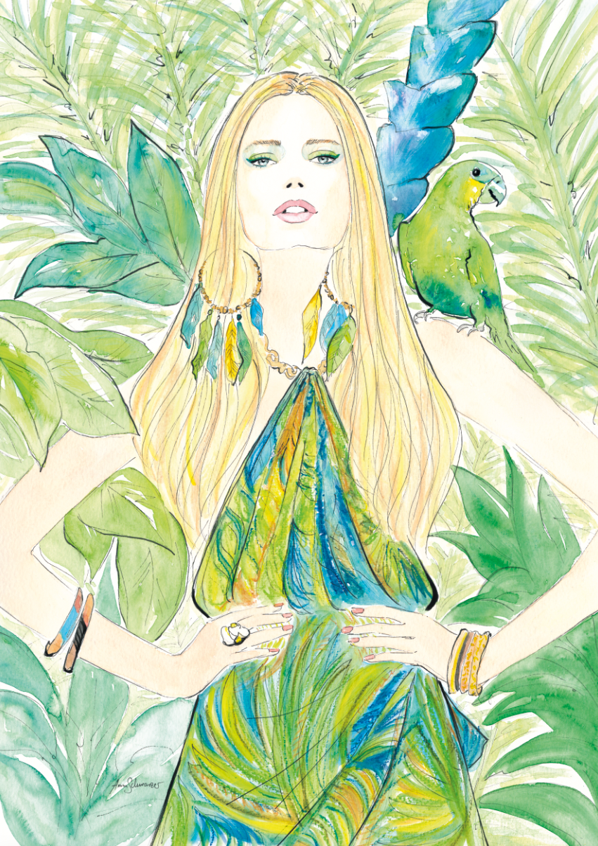 Jungle Queen (based on original drawing)