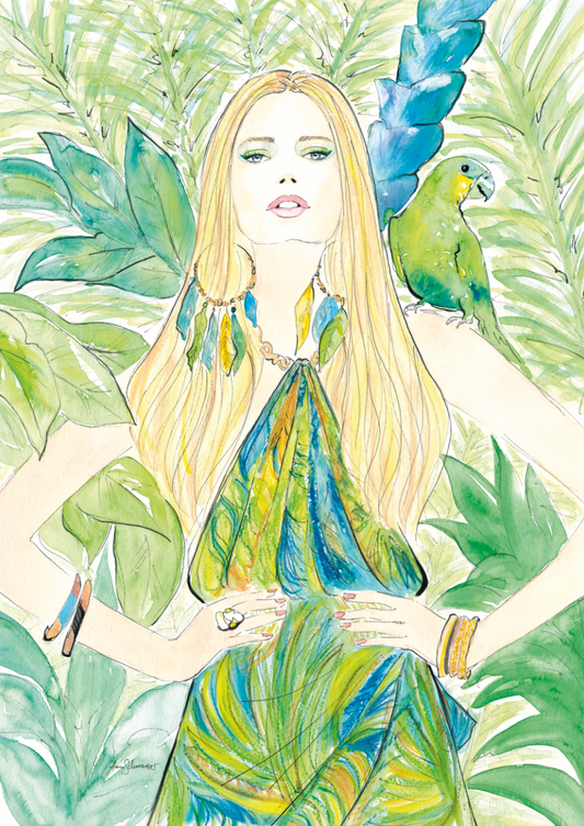 Jungle Queen (based on original drawing)